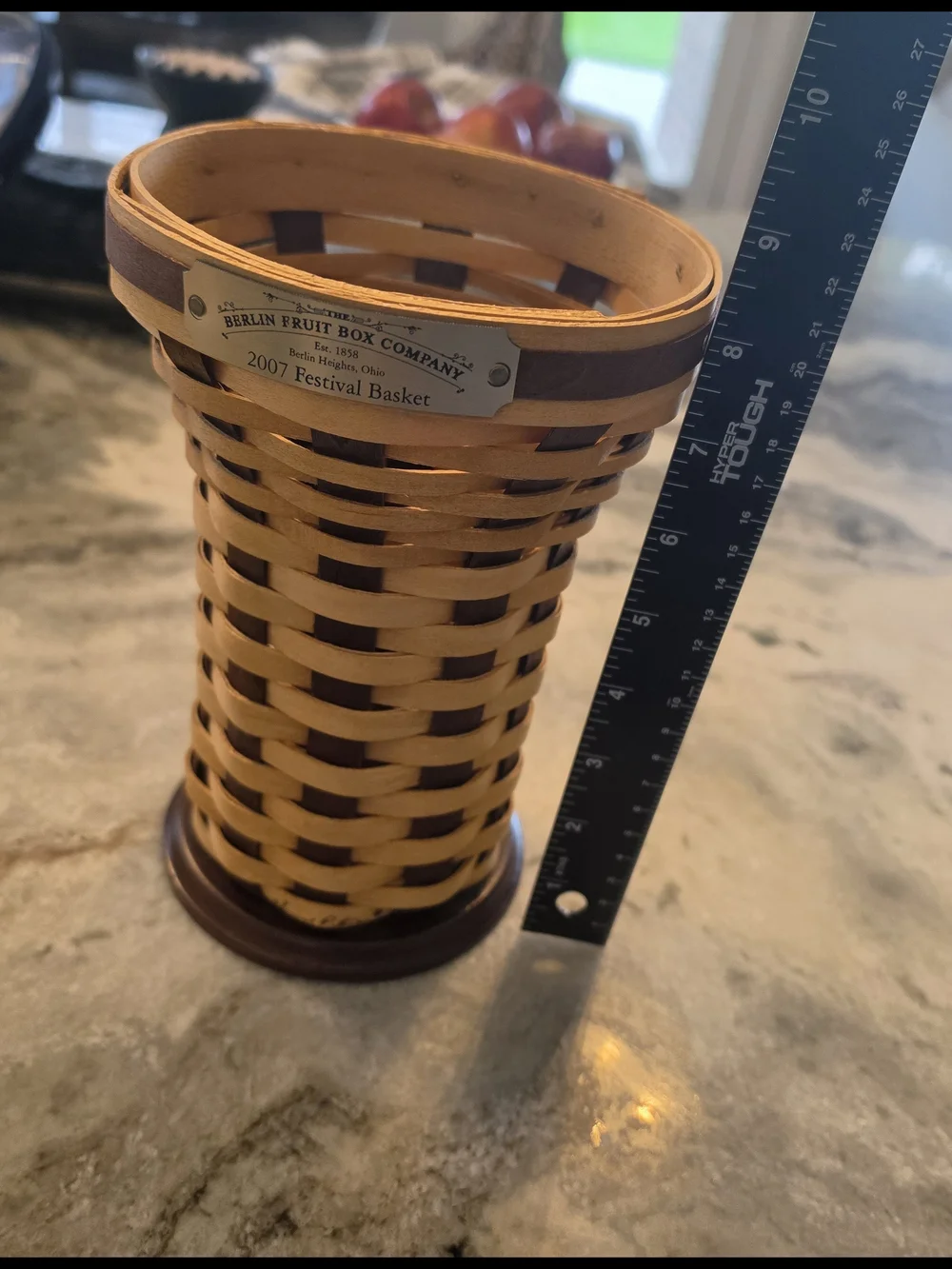 Limited Edition 2007 Festival Basket - Two-Tone Brown